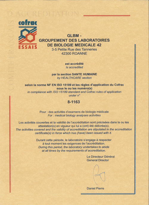 certificat
